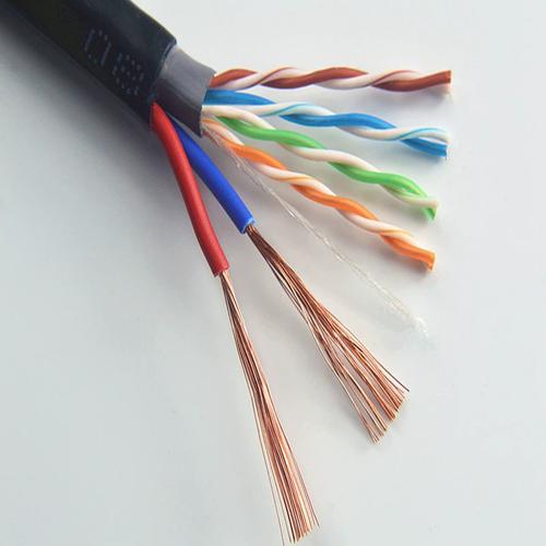 极速室外复合网线 4芯8芯0.5网线带电源一体网络综合线在监控系统中的应用与优势