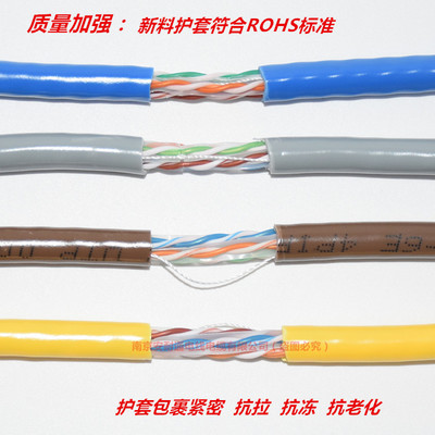 安普超六类网络线详解 8芯0.58全铜/纯铜300米箱装，品质成就高效网络